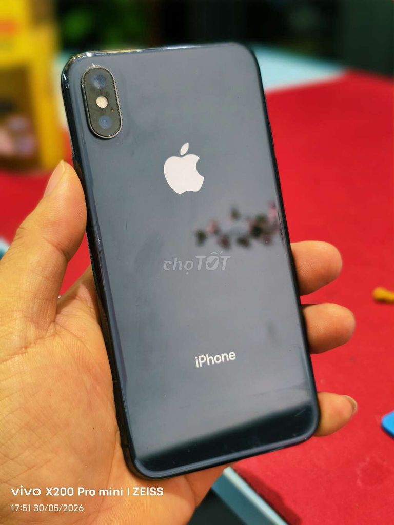 Apple iPhone X 64GB Đen Quốc tế thanh lý củ. Mua bán Điện thoại tại Quận Tân Bình Tp Hồ Chí Minh được đăng bởi Táo Bán Lổ hình 1