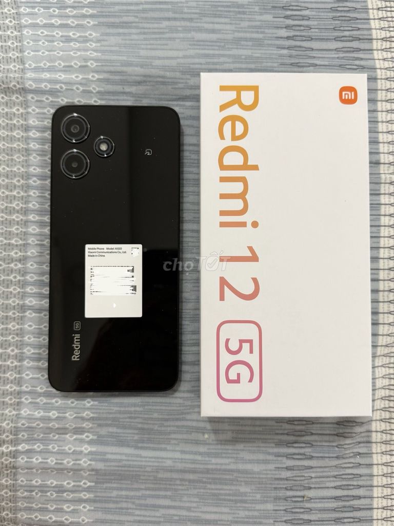Xiaomi Redmi 12 5G 4GB/128GB Đen. Mua bán Điện thoại tại Quận Phú Nhuận Tp Hồ Chí Minh được đăng bởi Tên chưa cung cấp hình 1