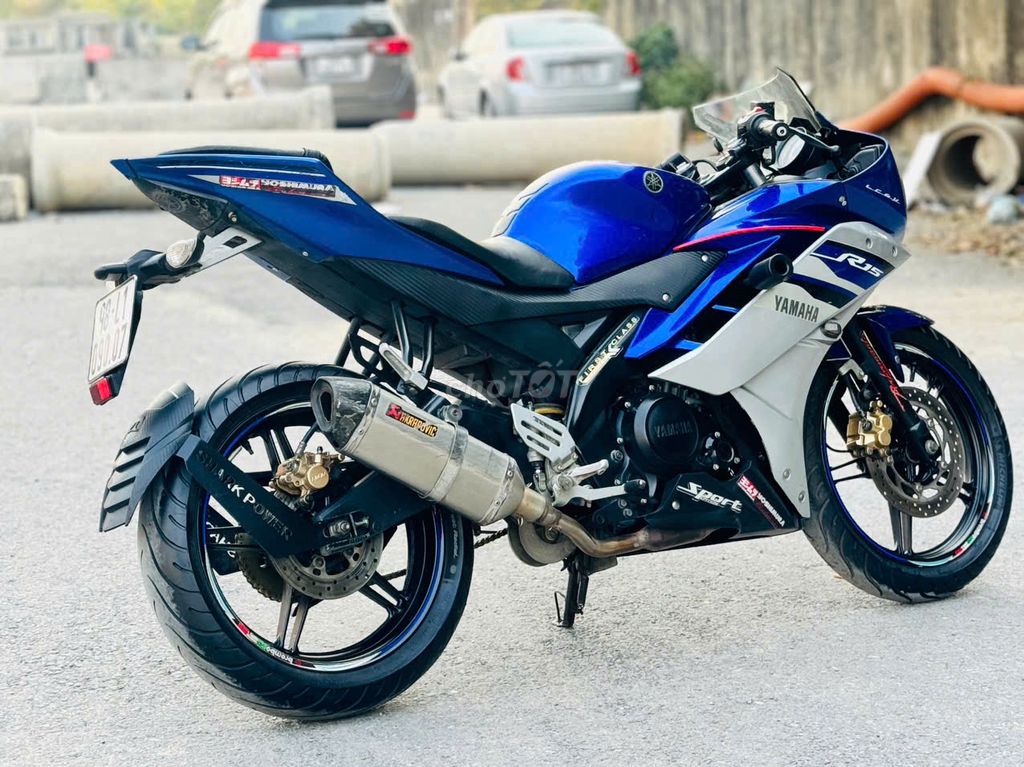 Yamaha R15 V2 Màu xanh Nhập Thái 2018 Máy Bao Zin. Mua bán Xe máy tại Quận Cầu Giấy Hà Nội được đăng bởi Trí Thành hình 5