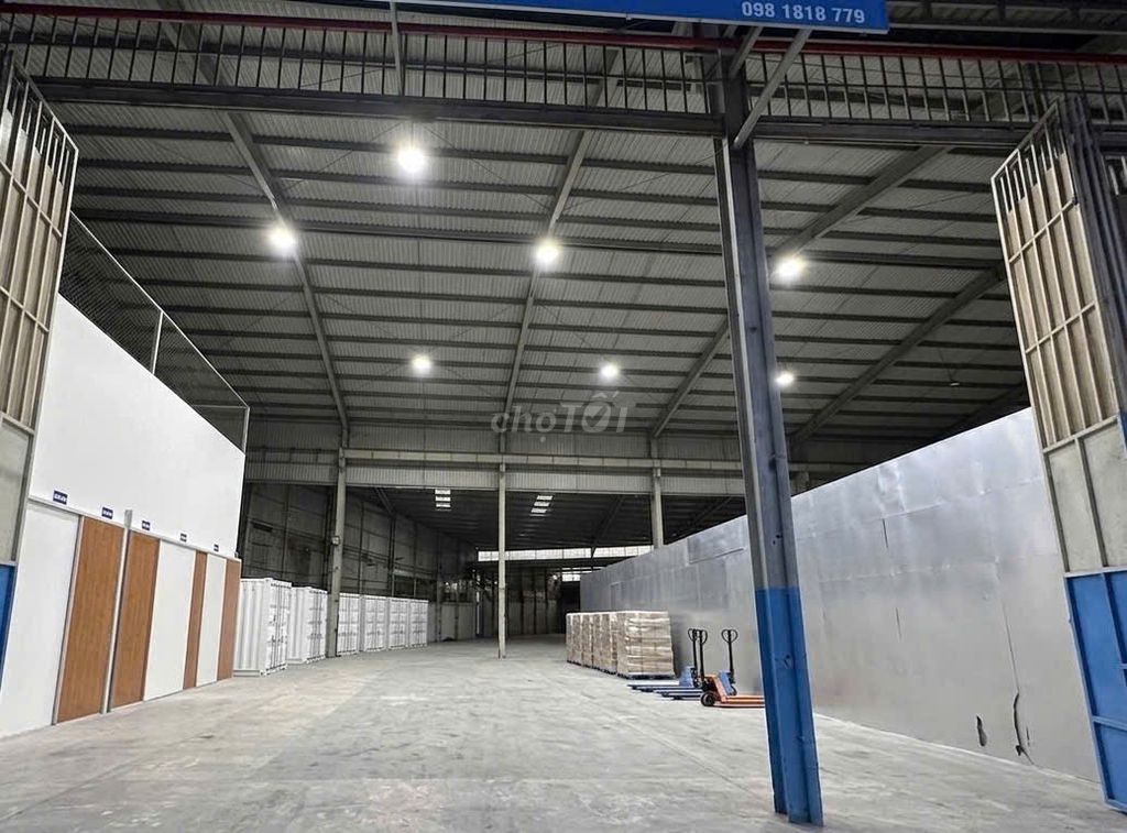 Cho thuê kho Nguyễn Hữu Thọ, Nhà Bè – 750m² – 55 triệu/tháng
