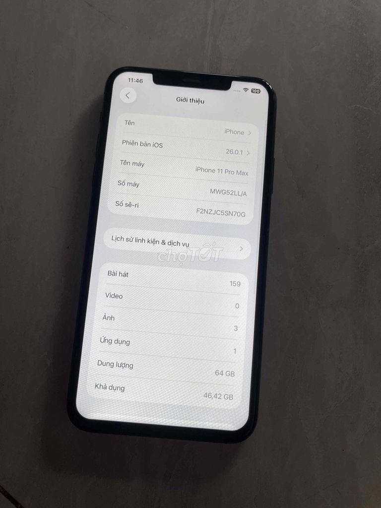 iphone 11pm 64g bai pass chơi game pin90% Ko bớt. Mua bán Điện thoại tại Quận 8 Tp Hồ Chí Minh được đăng bởi điện thoại giá rẻ  hình 1