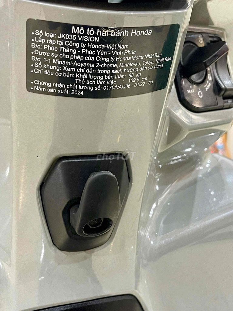 XE MÁY 68 - Honda Vision Thể Thao 2024 Lướt. Mua bán Xe máy tại Quận Hai Bà Trưng Hà Nội được đăng bởi Đức Anh hình 8