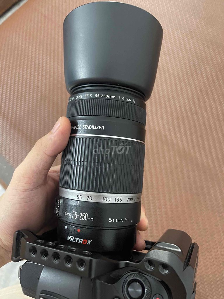 Ống kính Canon EF-S 55-250mm f/4-5.6 IS đã qua sử. Mua bán Máy ảnh, Máy quay tại Huyện Gia Lâm Hà Nội được đăng bởi Mạnh Kiên hình 1