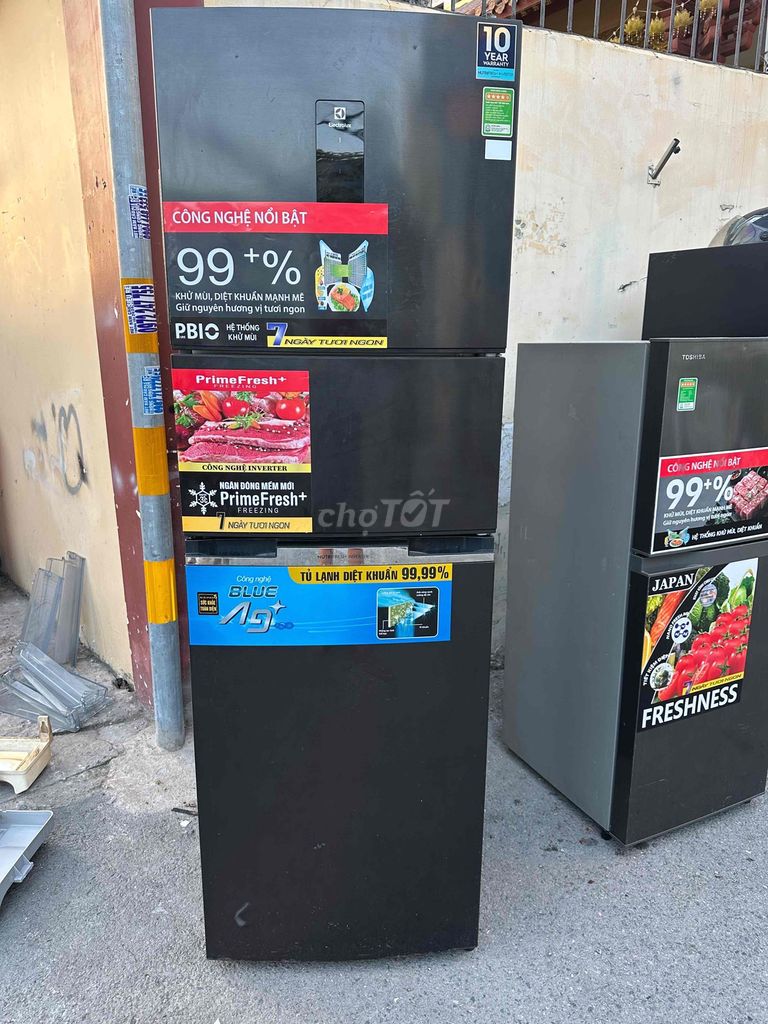 Tủ lạnh Electrolux Inverter 3 ngăn Đen zin đẹp. Mua bán Tủ lạnh tại Thành phố Biên Hòa Đồng Nai được đăng bởi cường hình 1