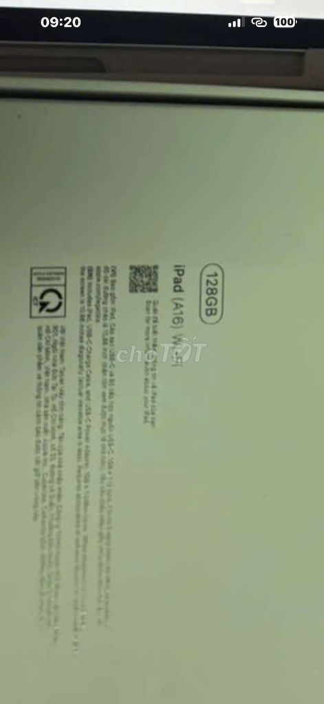 Apple iPad Air (A16) 128GB Mới 99%. Mua bán Máy tính bảng tại Thành phố Nha Trang Khánh Hòa được đăng bởi Nguyễn Anh Sơn hình 1