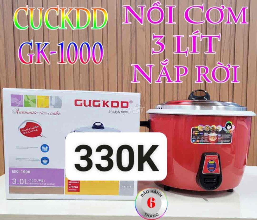 Nồi cơm điện GK1000 3l mới