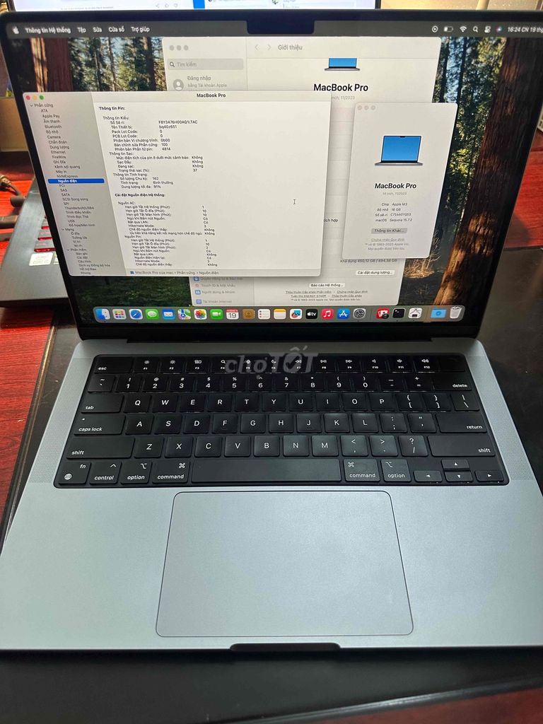 thanh lý pro 14" M3 16/512 fullbox. Mua bán Laptop tại Quận Cầu Giấy Hà Nội được đăng bởi Minh Khuê hình 1