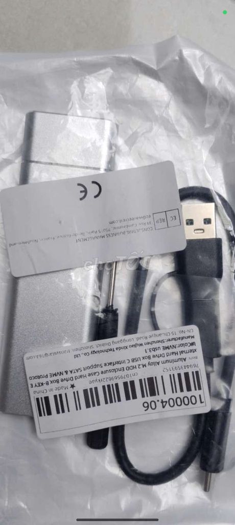 BoxM.2 NVMe Nhôm JM Micron.Type C USB 3.1,new 100%. Mua bán Phụ kiện (Màn hình, Chuột...) tại Thành phố Bến Tre Bến Tre được đăng bởi Bình hình 1