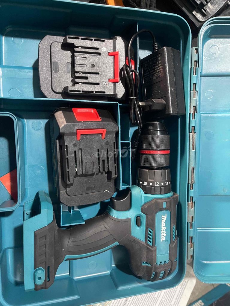 Máy khoan pin Makita Xanh ngọc. Mua bán Đồ chuyên dụng, Giống nuôi trồng tại Quận Thanh Khê Đà Nẵng được đăng bởi cửa hàng MÁY MÓC ONLINE 747 Trần Cao Vân Đà Nẵng hình 1