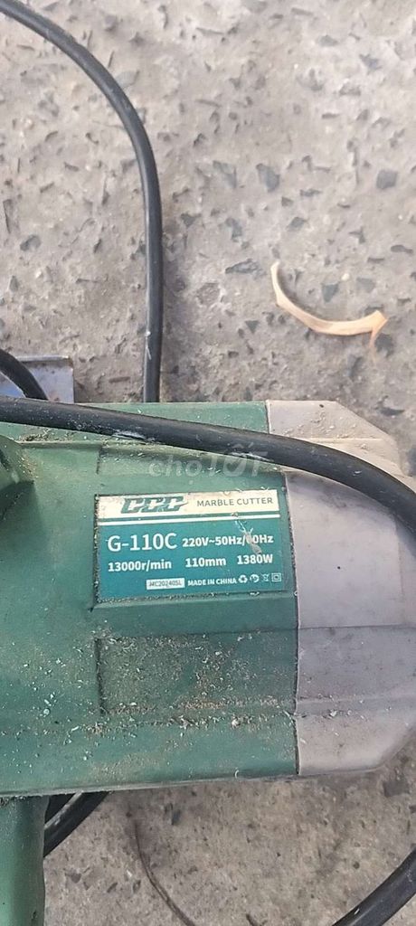 Máy cắt đá CCC G-110C. Mua bán Đồ chuyên dụng, Giống nuôi trồng tại Thành phố Thủ Đức Tp Hồ Chí Minh được đăng bởi Tran anh nam hình 1