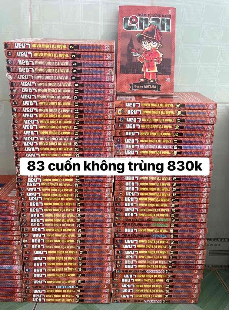 Truyện Thám Tử Lừng Danh Conan 83 cuốn. Mua bán Sách tại Huyện Lấp Vò Đồng Tháp được đăng bởi Chơn Trần hình 1
