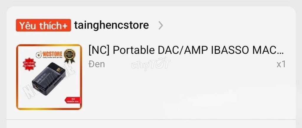 DAC/AMP iBasso Macaron Đen. Mua bán Tivi, Âm thanh tại Huyện Hóc Môn Tp Hồ Chí Minh được đăng bởi Đạo Nguyễn hình 1