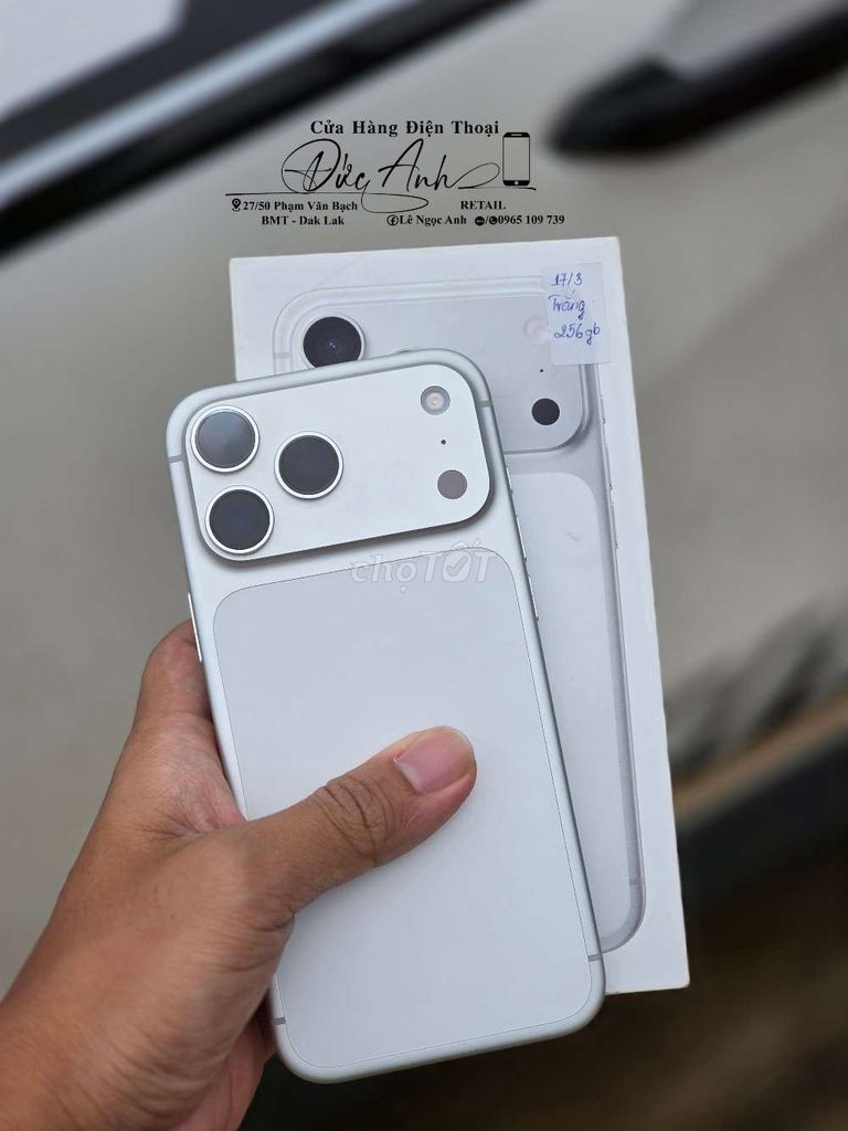 Apple iPhone 17 Pro Max 256GB Bạc. Mua bán Điện thoại tại Thành phố Buôn Ma Thuột Đắk Lắk được đăng bởi Đức Anh Retail hình 1