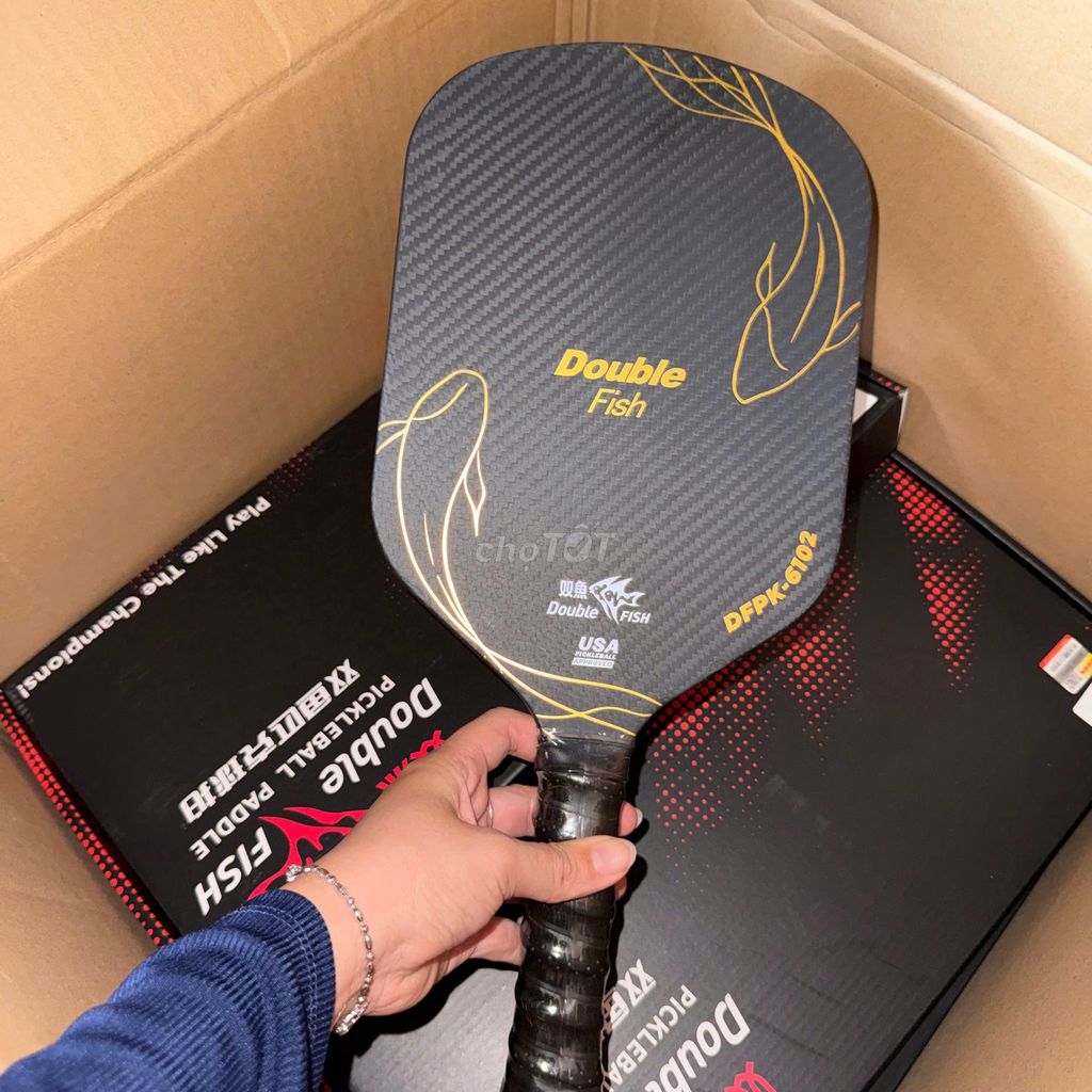 Vợt Pickleball Double Fish DFPK-6102 Carbon T300