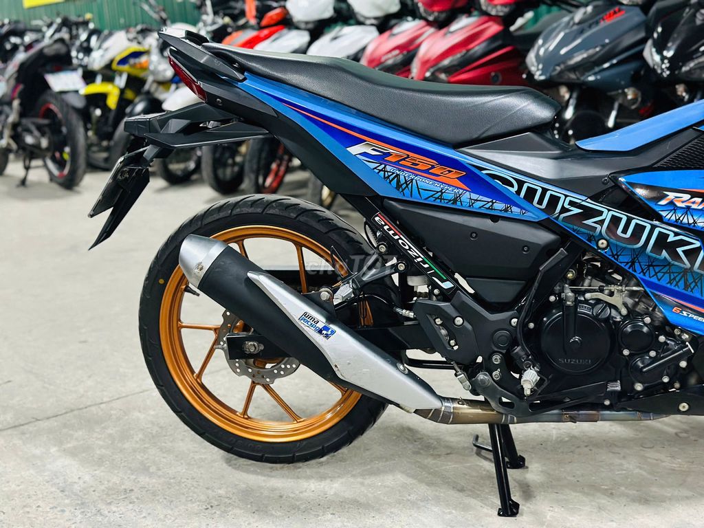 XE MÁYTHANH TÙNG_RAIDER 150 XANH VÀNH CAM MỚI TINH. Mua bán Xe máy tại Quận Nam Từ Liêm Hà Nội được đăng bởi THANH TÙNG hình 4