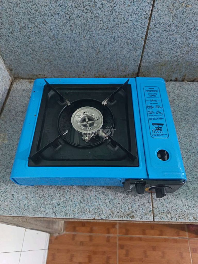 Bếp ga mini Xanh dương Nhỏ gọn Dã ngoại