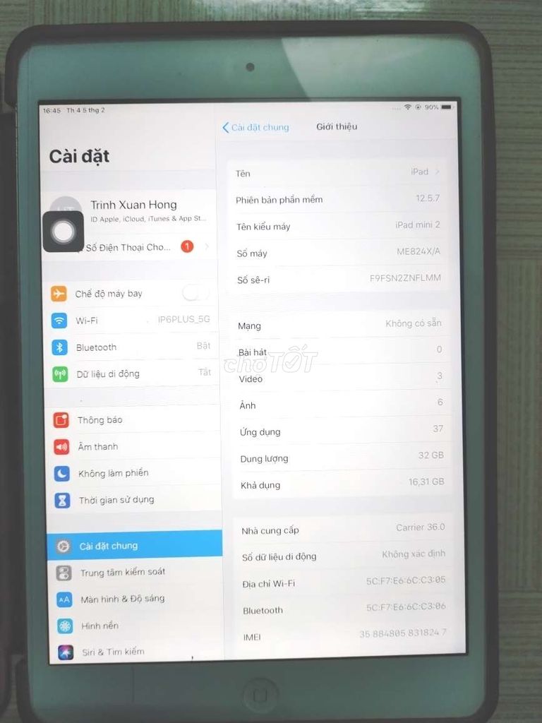 Thanh lý Ipad mini 2 3G 32GB