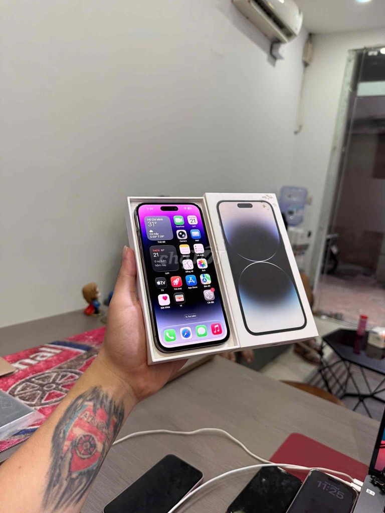 Apple iPhone 14 Pro Max 128GB Tím. Mua bán Điện thoại tại Quận Đống Đa Hà Nội được đăng bởi KT Hà Nội Mobile hình 1