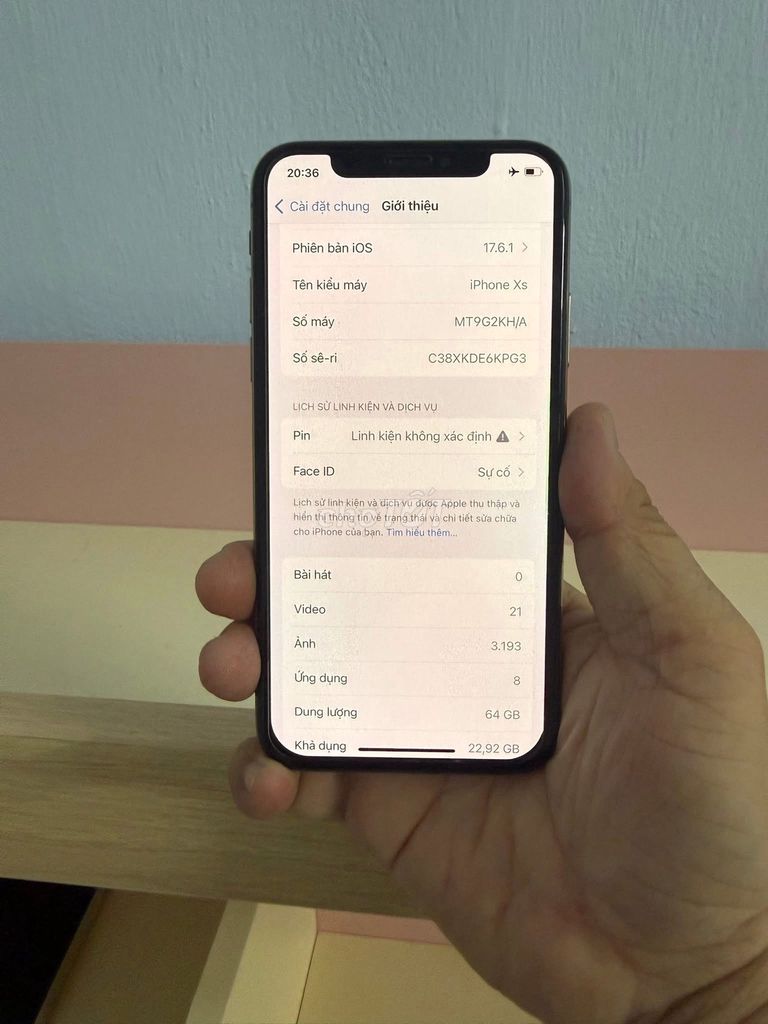 iPhone XS 64GB Vàng hồng. Mua bán Điện thoại tại Quận Bình Tân Tp Hồ Chí Minh được đăng bởi Thanh Phú hình 1