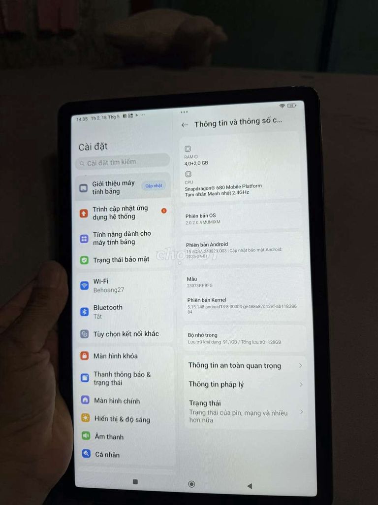 Xiaomi Redmi Pad SE 4GB/128GB. Mua bán Máy tính bảng tại Quận Bình Tân Tp Hồ Chí Minh được đăng bởi vươn xa hình 1