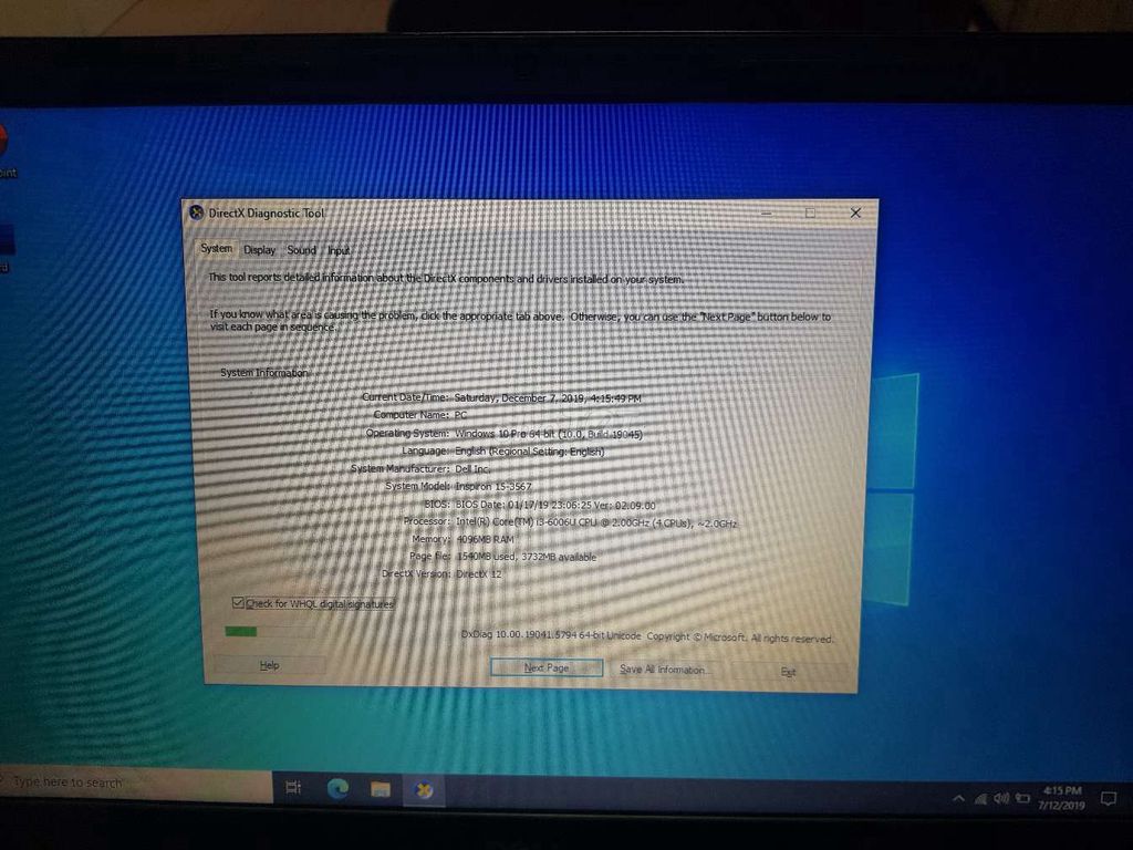 Dell Inspiron 15 i3-6006U 15 inch 4GB/128GB. Mua bán Laptop tại Quận Tân Phú Tp Hồ Chí Minh được đăng bởi Lơi hình 1