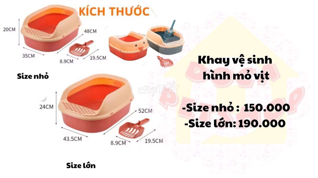 Khay vệ sinh cho mèo