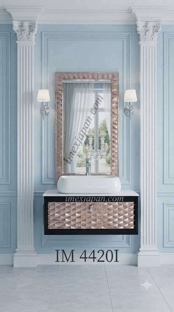 Bộ lavabo Imex Việt Nhật IM 4420I Trắng 70x120cm. Mua bán Thiết bị vệ sinh, nhà tắm tại Huyện Nhà Bè Tp Hồ Chí Minh được đăng bởi IMEX Việt Nhật hình 1