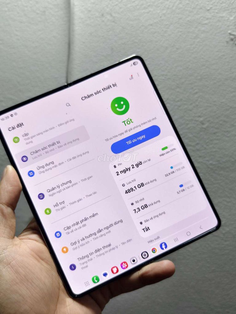 Samsung Z Fold 4 512GB. Mua bán Điện thoại tại Quận Ba Đình Hà Nội được đăng bởi Hiếu YJ hình 1