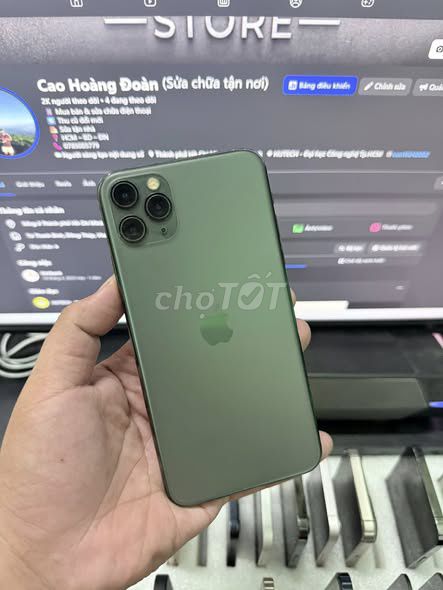 Apple iPhone 11 Pro Max 64GB Xanh rêu 100%. Mua bán Điện thoại tại Quận 5 Tp Hồ Chí Minh được đăng bởi Hội Đồ Điện Tử hình 1