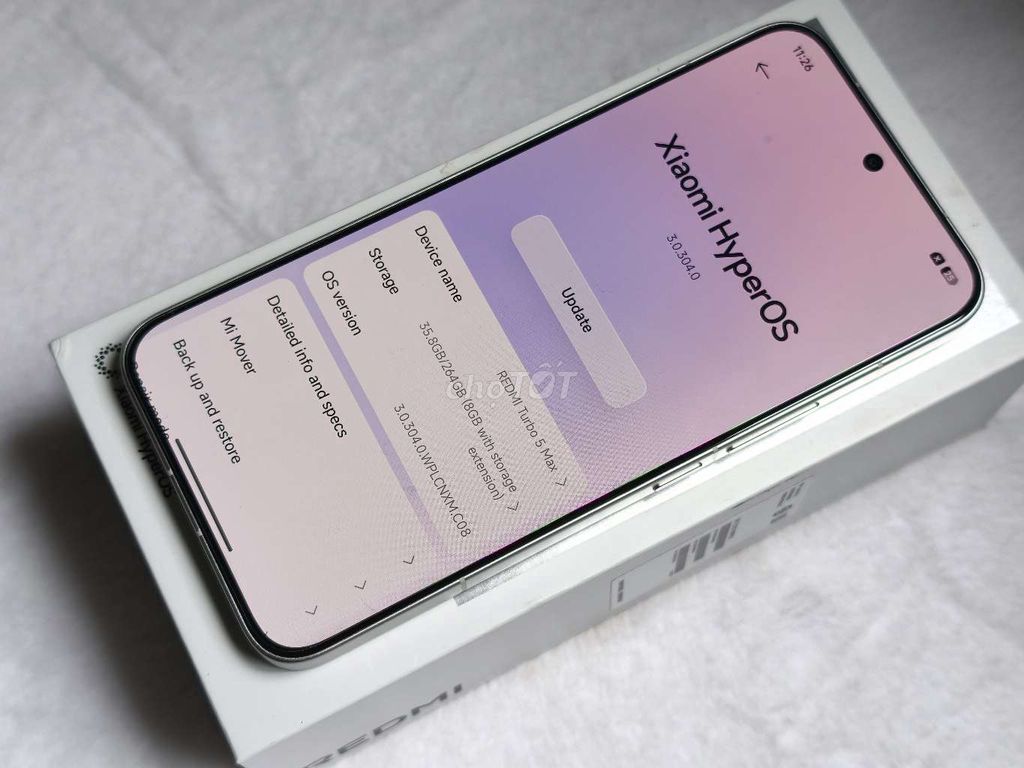 Redmi Turbo 5 Max 12/256 fullbox đẹp keng. Mua bán Điện thoại tại Quận Bình Tân Tp Hồ Chí Minh được đăng bởi Hiếu hình 1