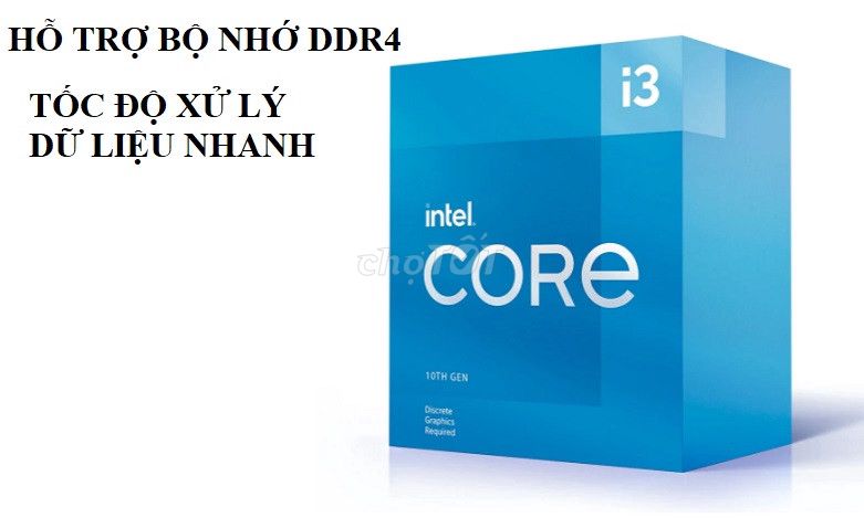 CPU INTEL Core i3-10105F (3.70 GHz - 4.40 GHz)