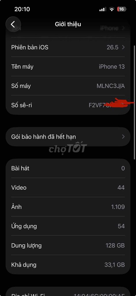 iPhone 13 128GB Xanh Nguyên zin. Mua bán Điện thoại tại Quận 12 Tp Hồ Chí Minh được đăng bởi Nguyễn Hoài Bảo hình 1