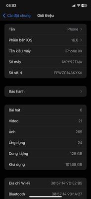 Iphone Xr 128g zin app