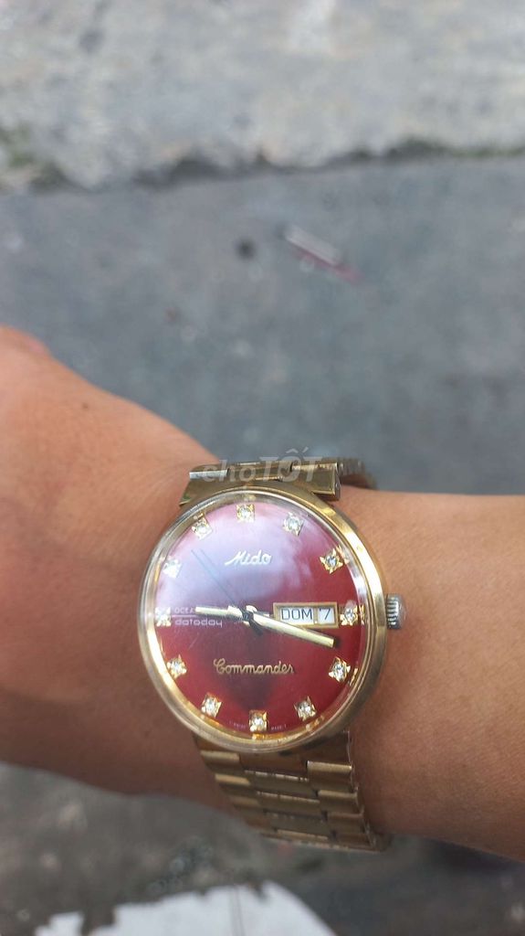 Đồng hồ Mido Commander auto xua,38.mm 1979. Mua bán Đồng hồ tại Quận 3 Tp Hồ Chí Minh được đăng bởi nguyensinhduc 012345 hình 1