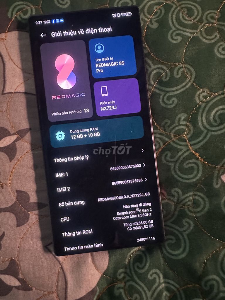 Redmagic 8 pro. Mua bán Điện thoại tại Thị xã La Gi Bình Thuận được đăng bởi Huy Vu hình 1