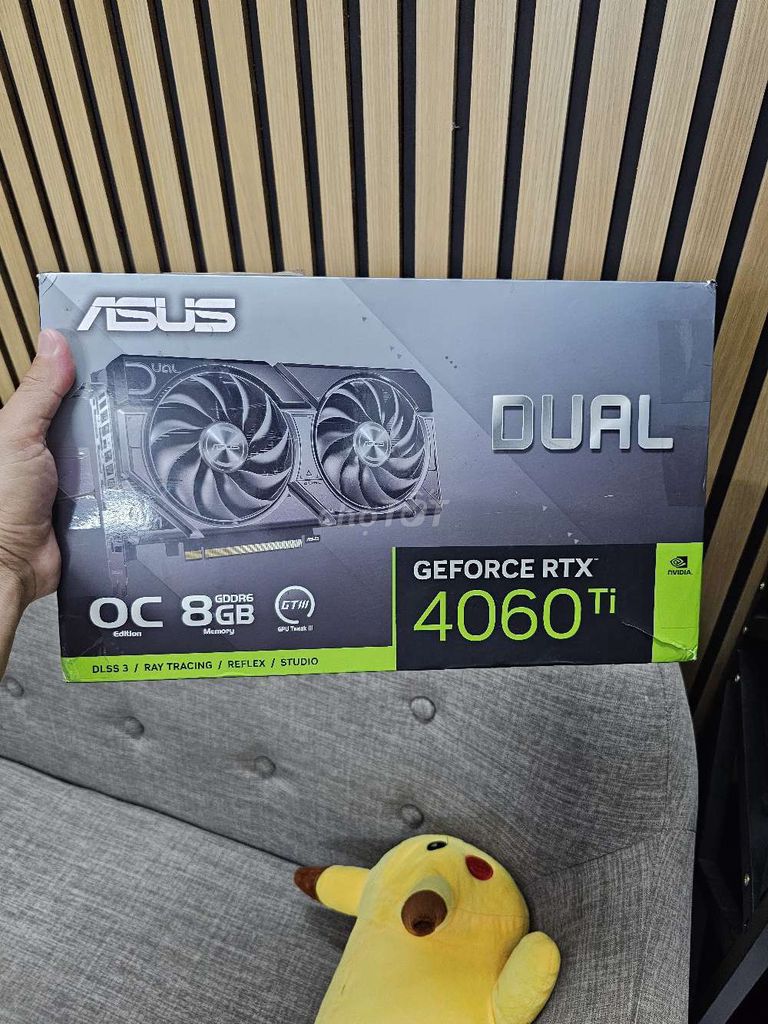 Card đồ họa ASUS DUAL GeForce RTX 4060 Ti. Mua bán Linh kiện (RAM, Card...) tại Thành phố Sa Đéc Đồng Tháp được đăng bởi Tuan Milk hình 1