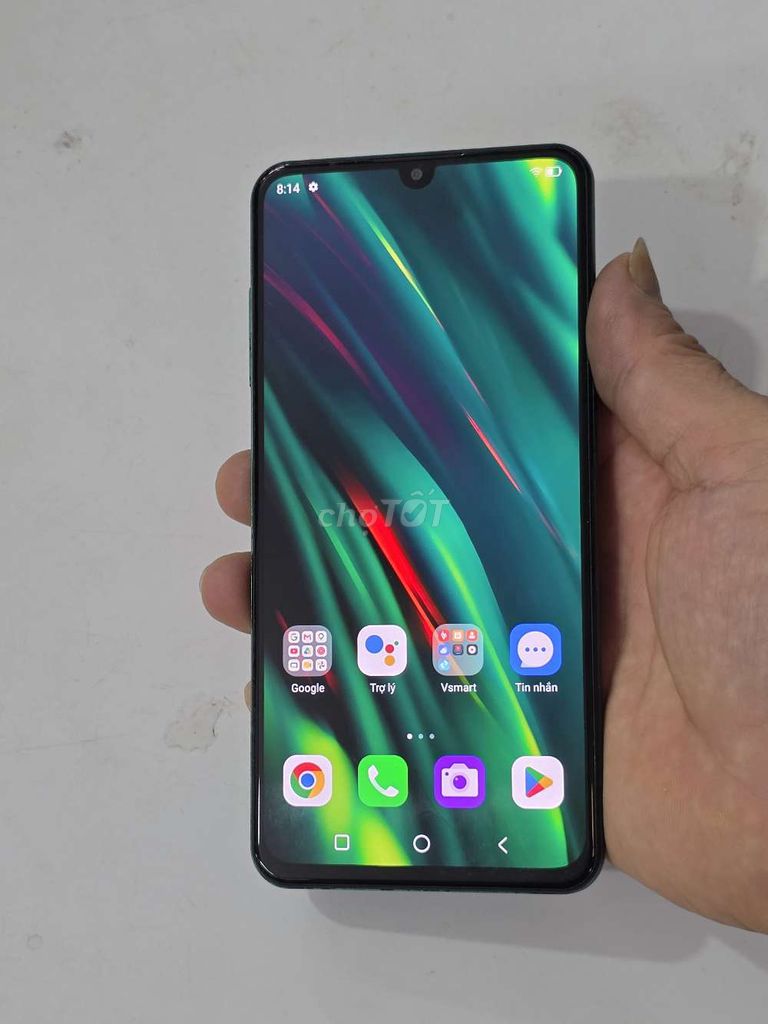 Vsmart Aris ram8/128GB Xanh đẹp . Mua bán Điện thoại tại Quận Cầu Giấy Hà Nội được đăng bởi chú Hùng 60t 163HQV hình 1