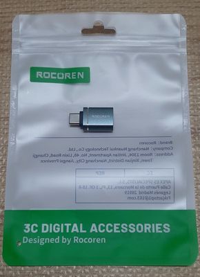 Đầu Chuyển Đổi ROCOREN (Type C Sang Cổng USB 3.0).