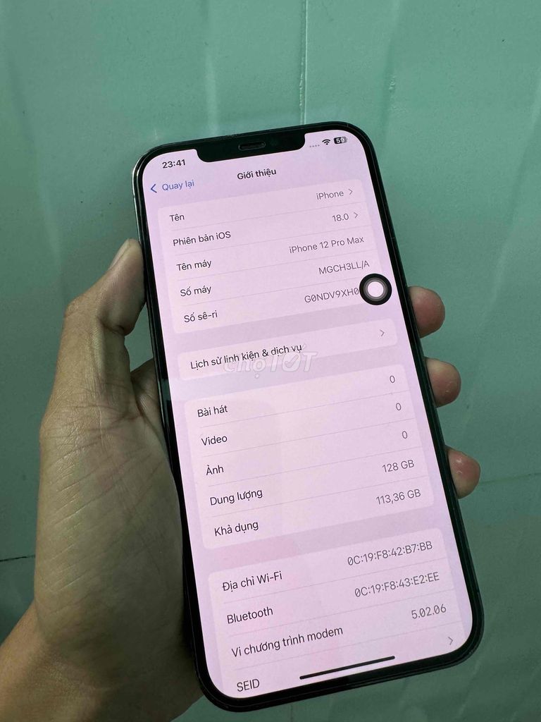 iphone 12 pro max 128gb quốc tế mỹ LL