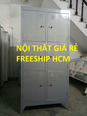 Tủ sắt sơn dầu locker 6 cánh NEW 100% giá cực rẻ