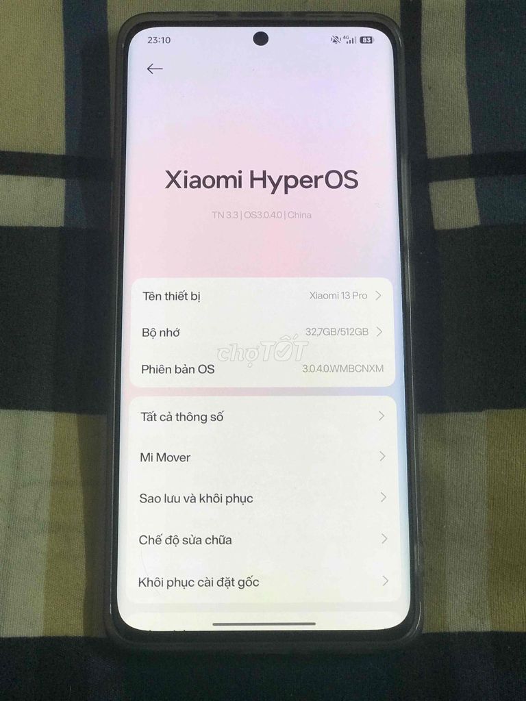 Xiaomi 13 Pro 12-512gb xanh. Mua bán Điện thoại tại Huyện Thanh Trì Hà Nội được đăng bởi popy hình 1