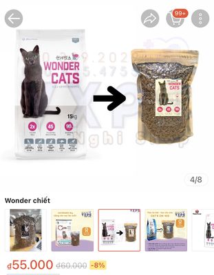 Pass 2kg hạt Wonder Cats