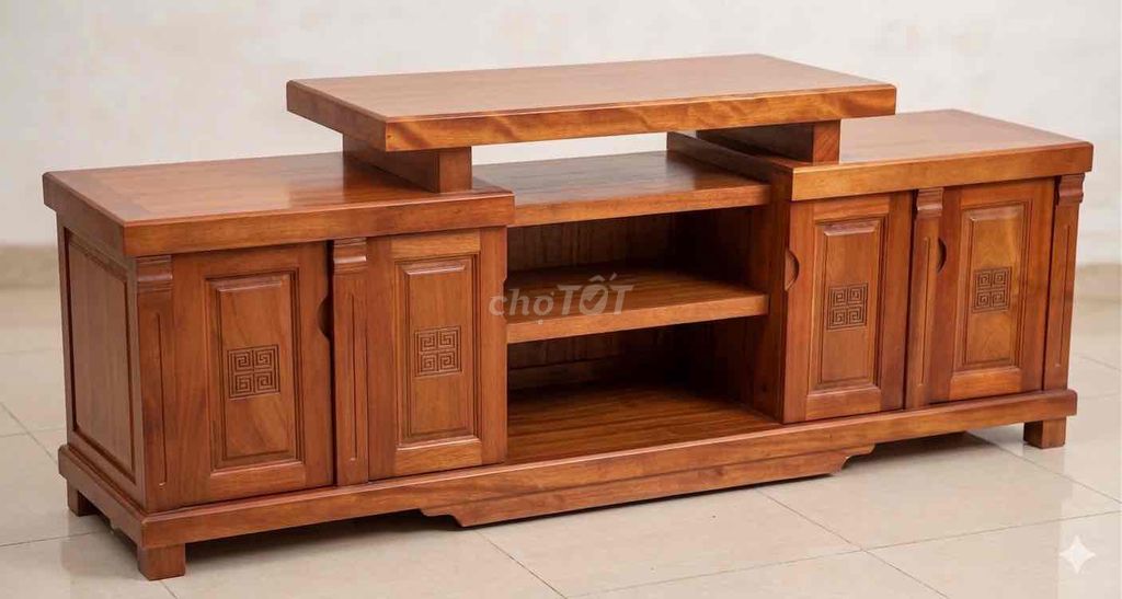 Thanh lý Kệ Tivi Gỗ Xoan Đào tự nhiên – Mới 90%. Mua bán Tủ, kệ gia đình tại Quận 12 Tp Hồ Chí Minh được đăng bởi Lena hình 1