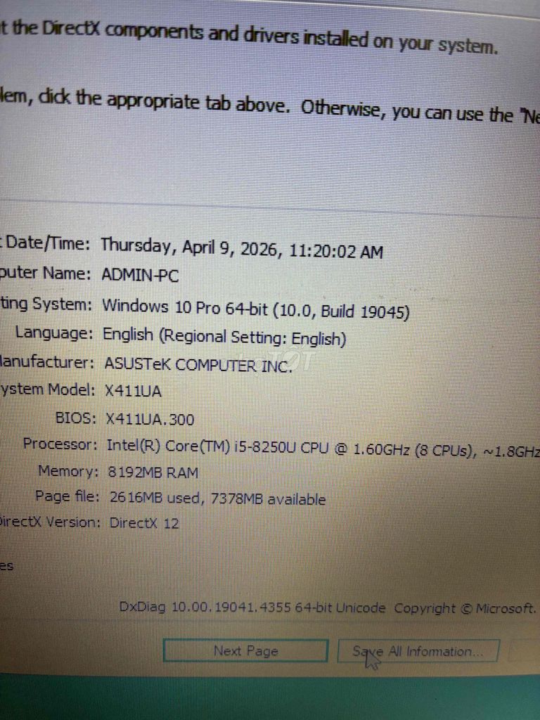 asus A411 i5 thế hệ 8. Mua bán Laptop tại Thành phố Biên Hòa Đồng Nai được đăng bởi Phú PC Laptop hình 1