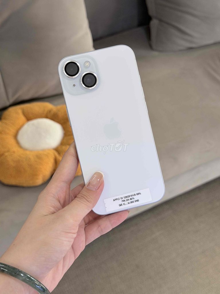 Apple iPhone 15 128GB Xanh Hàn Quốc 99% Hỗ Trợ Góp. Mua bán Điện thoại tại Quận 8 Tp Hồ Chí Minh được đăng bởi CA REM BÁN TÁO hình 1