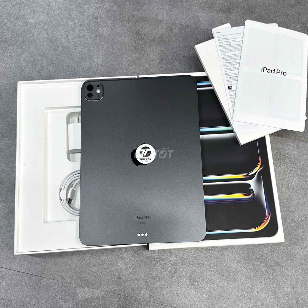 Ipad Pro M4 256G 11in Black Đen P93% Fulbox zin. Mua bán Máy tính bảng tại Quận 10 Tp Hồ Chí Minh được đăng bởi Lynh My Apple  hình 1