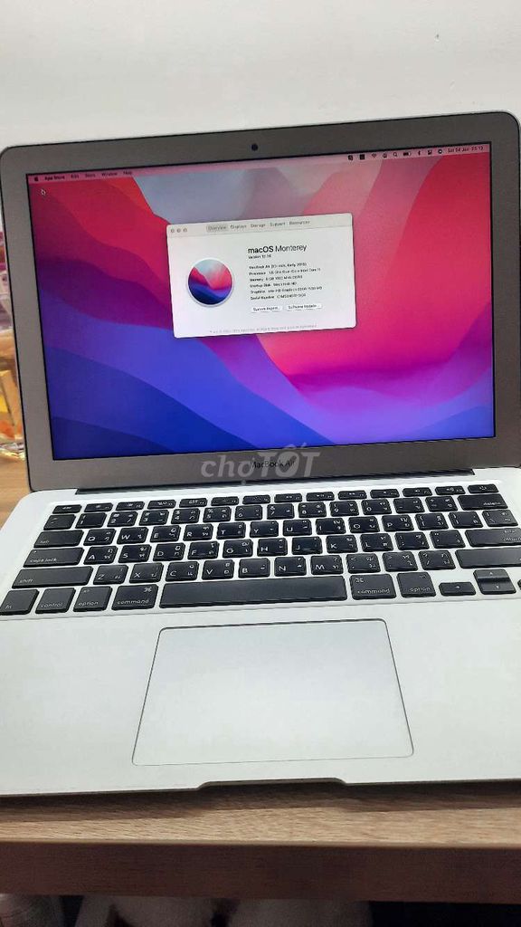 Apple MacBook Air 2015 i5 13 inch 8GB/128GB. Mua bán Laptop tại Quận 11 Tp Hồ Chí Minh được đăng bởi Nguyễn Trung Thành hình 1