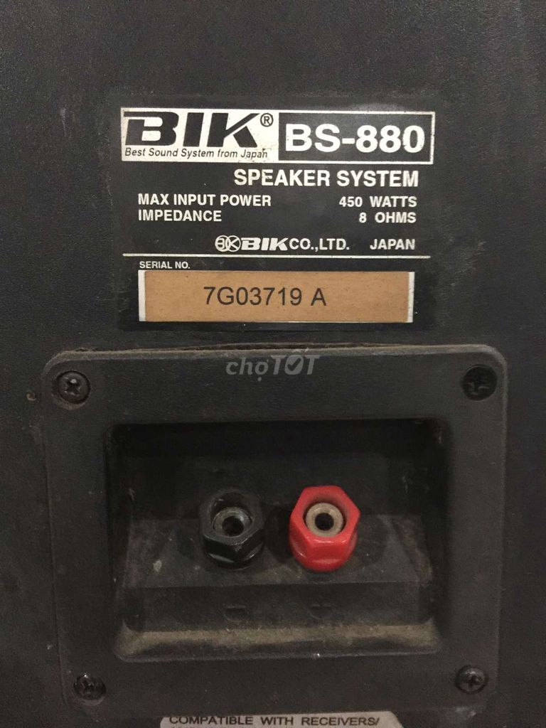 Loa BIK BS-880 Chưa sửa chữa. Mua bán Tivi, Âm thanh tại Quận Kiến An Hải Phòng được đăng bởi Dũng  hình 1