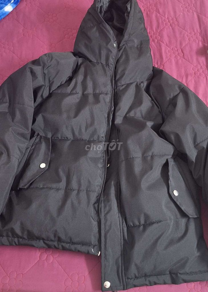 Áo khoác phao nữ đen size M. Mua bán Quần áo tại Quận Lê Chân Hải Phòng được đăng bởi Vinh hình 1