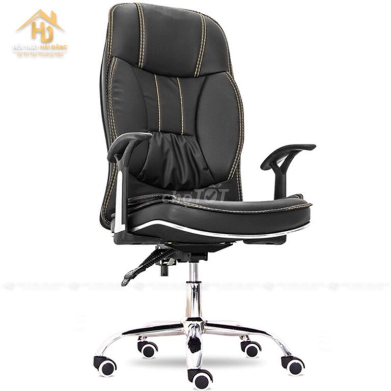 Ghế xoay văn phòng Da Đen Mới 100%. Mua bán Đồ dùng văn phòng tại Quận Tân Phú Tp Hồ Chí Minh được đăng bởi Tổng Kho Nội Thất Hải Đăng hình 1
